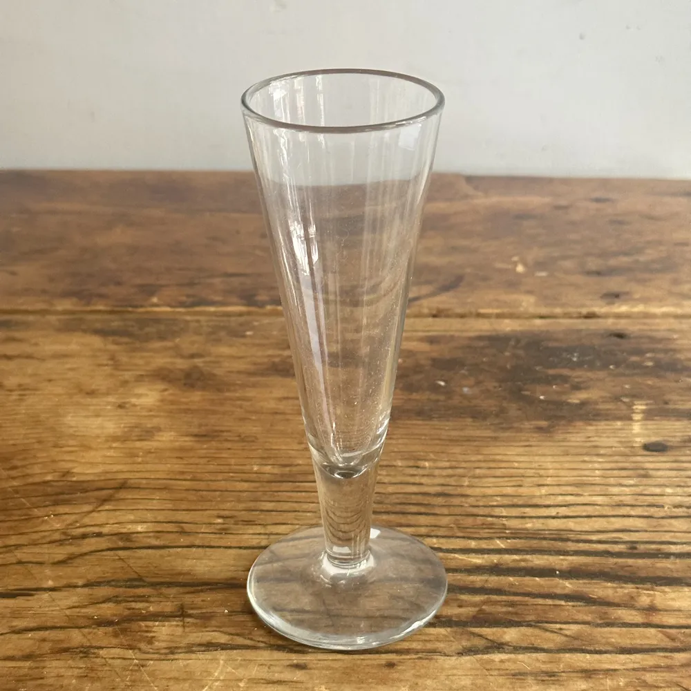 19th Century French Antique Champagne Flute (No. g14)