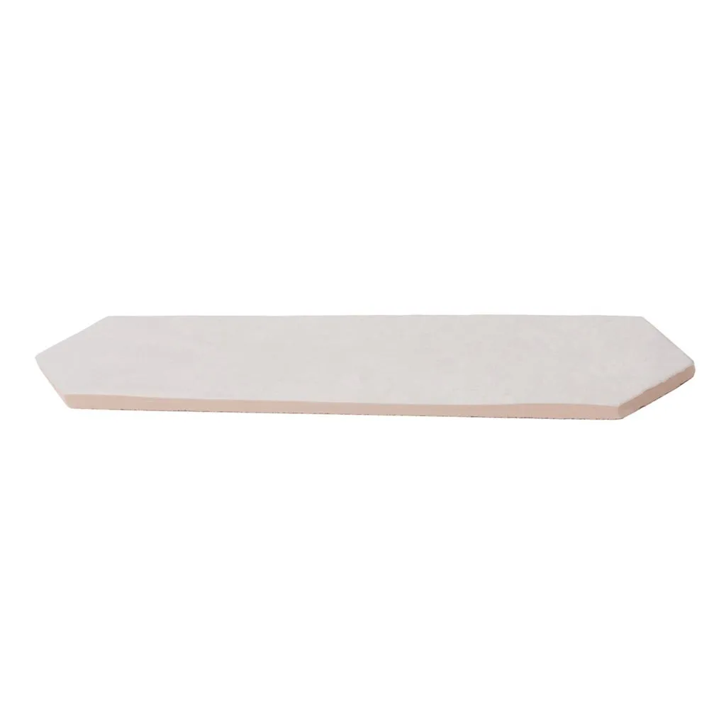23 pack Festa 1.7 in. x 9.6 in. Matte White Ceramic Picket Wall and Floor Tile (2.37 sq ft/case) - Sample