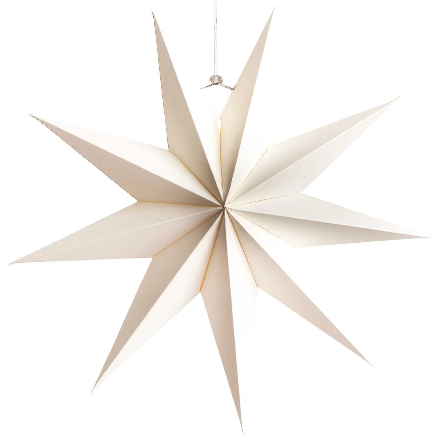 28cm Scandinavian Star Decoration - Matte White