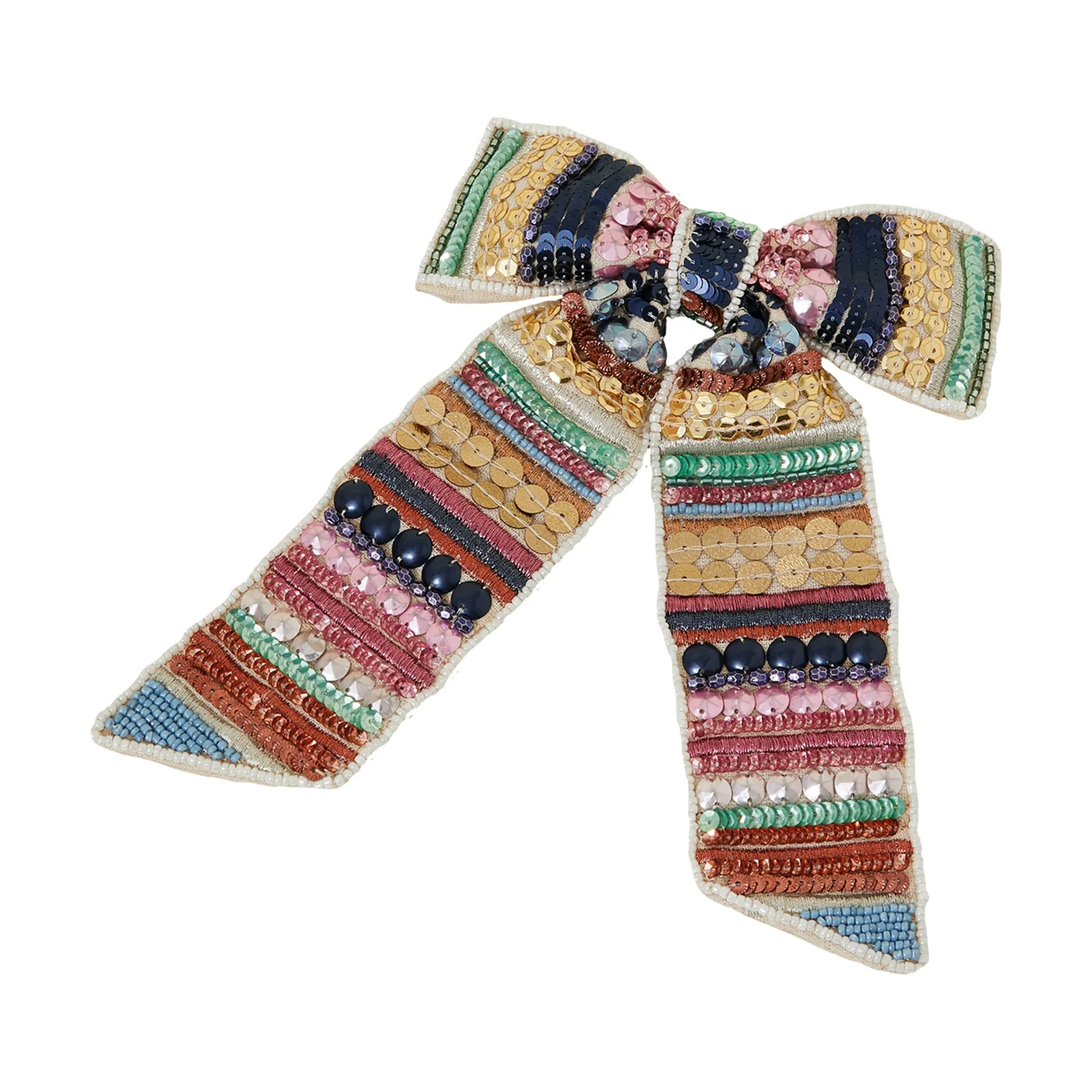 Accessorize London Women's Bead Sequin Bow