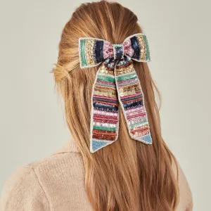 Accessorize London Women's Bead Sequin Bow