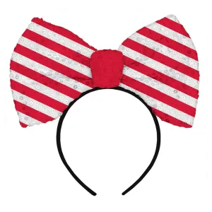 Adult Big Bow Sequined Headband
