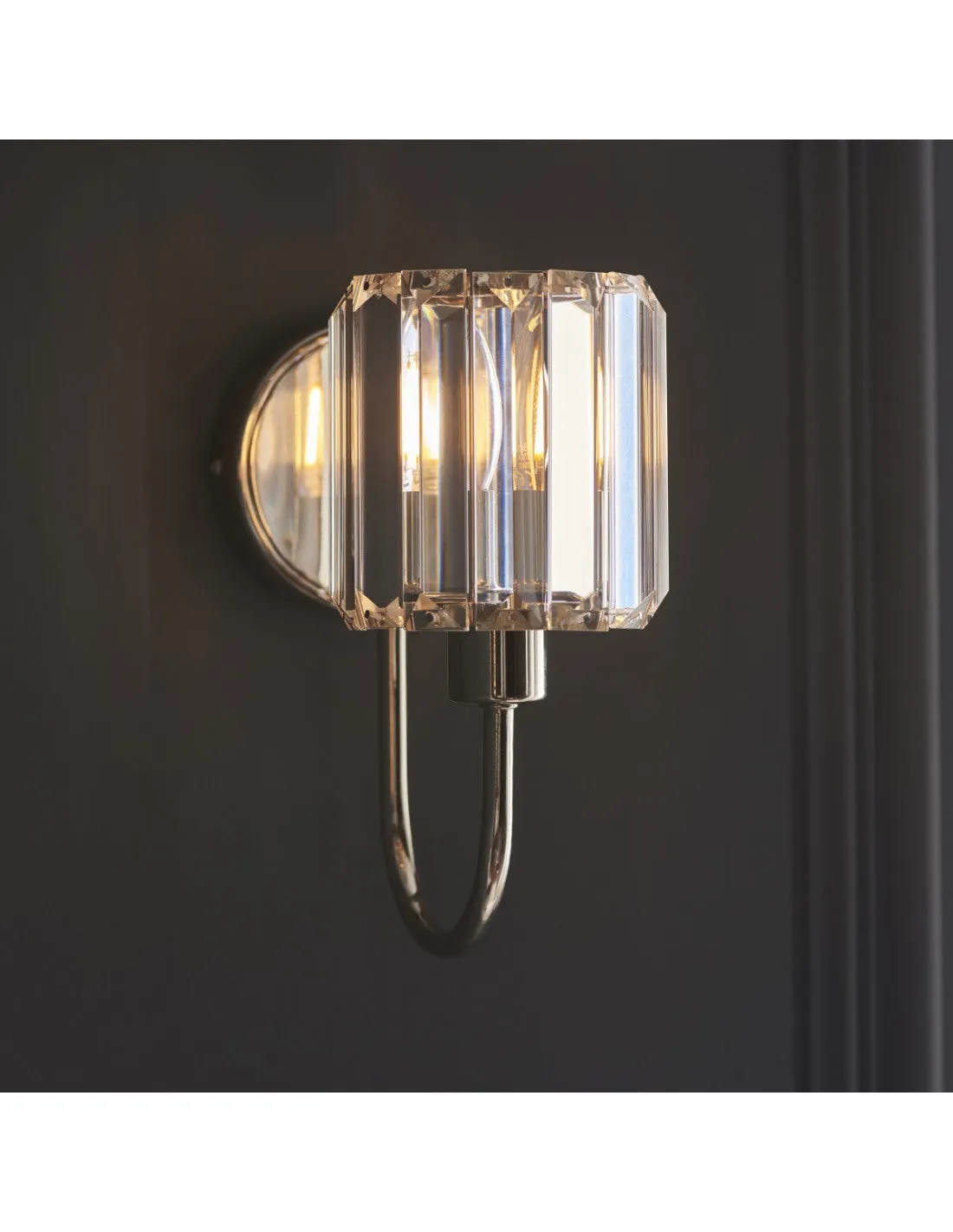 Advent Wall Light - Antique Brass/Bright Nickel