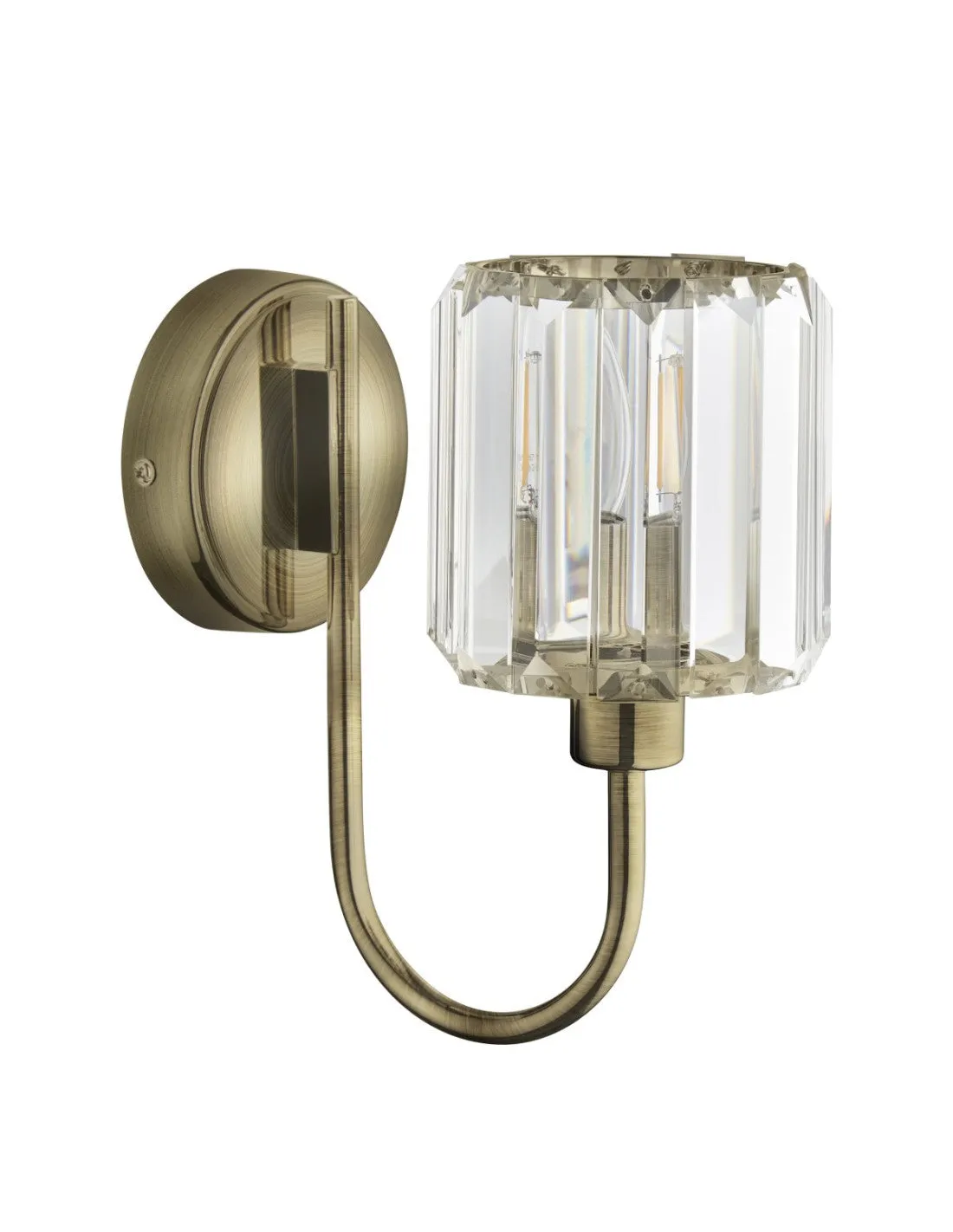 Advent Wall Light - Antique Brass/Bright Nickel