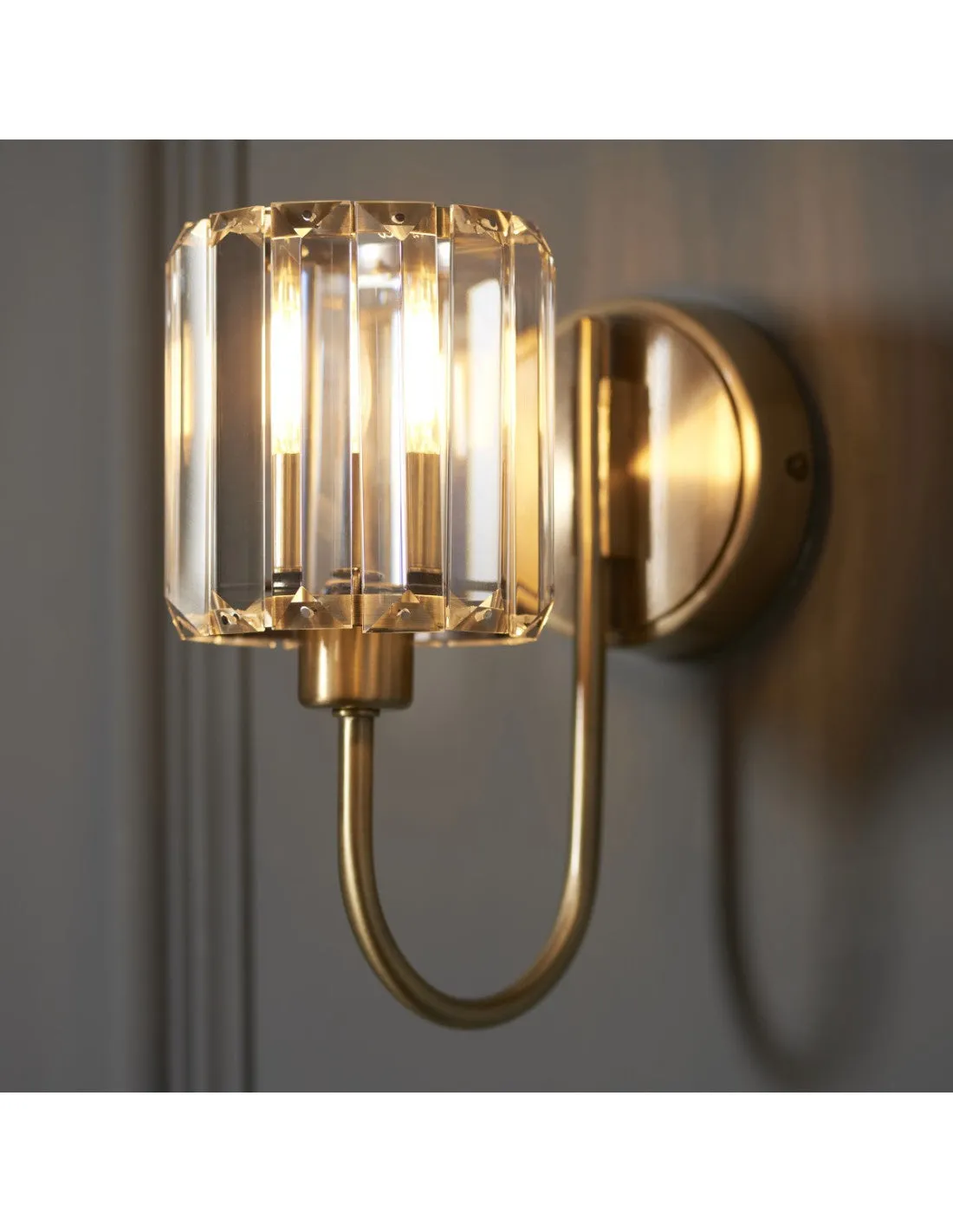 Advent Wall Light - Antique Brass/Bright Nickel