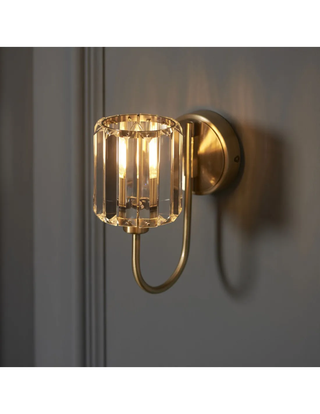 Advent Wall Light - Antique Brass/Bright Nickel