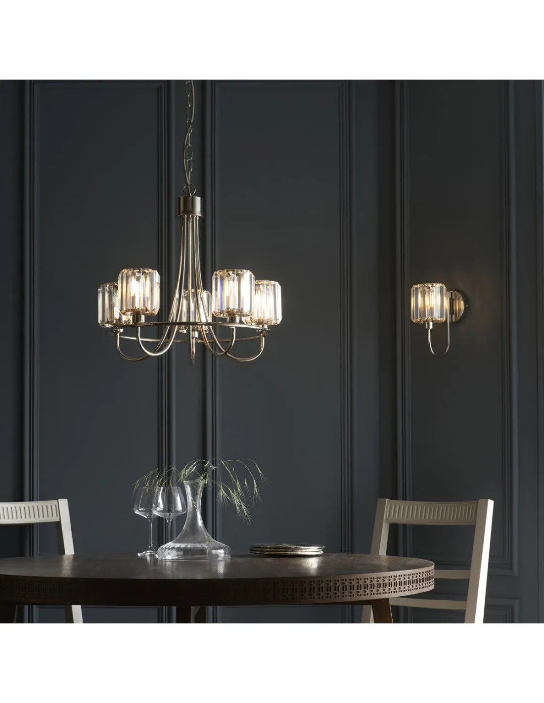Advent Wall Light - Antique Brass/Bright Nickel