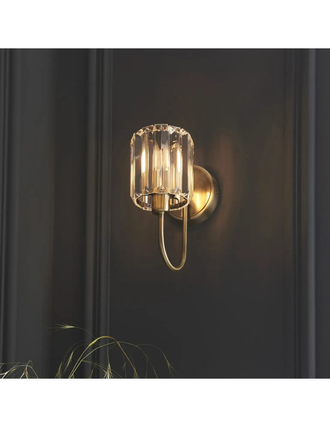 Advent Wall Light - Antique Brass/Bright Nickel