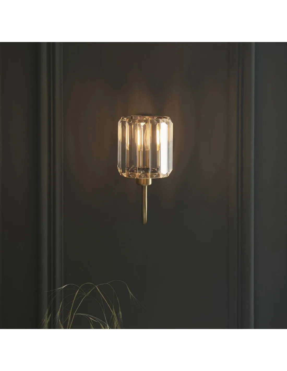 Advent Wall Light - Antique Brass/Bright Nickel
