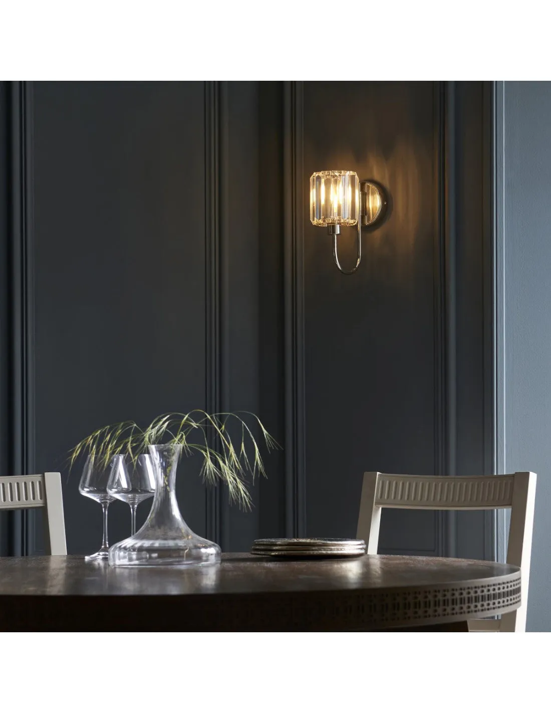 Advent Wall Light - Antique Brass/Bright Nickel