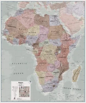 Africa Executive Wall Map by Maps International