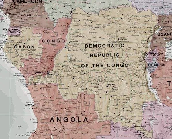 Africa Executive Wall Map by Maps International