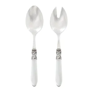 Aladdin Antique Clear Salad Server Set