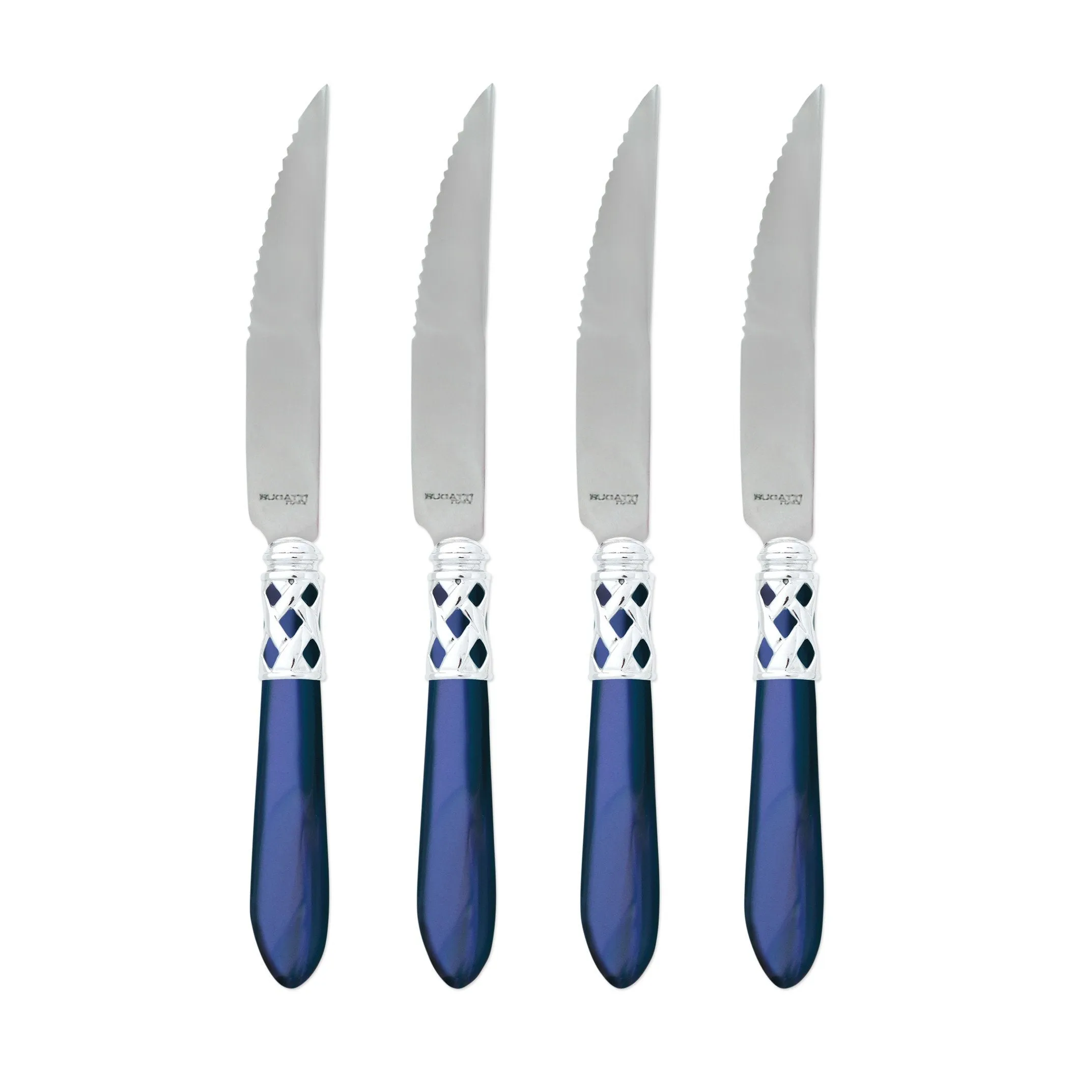 Aladdin Brilliant Blue Steak Knives (Set of 4)
