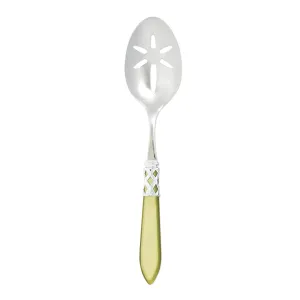 Aladdin Brilliant Chartreuse Slotted Serving Spoon