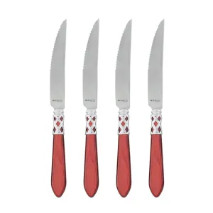 Aladdin Brilliant Red Steak Knives (Set of 4)