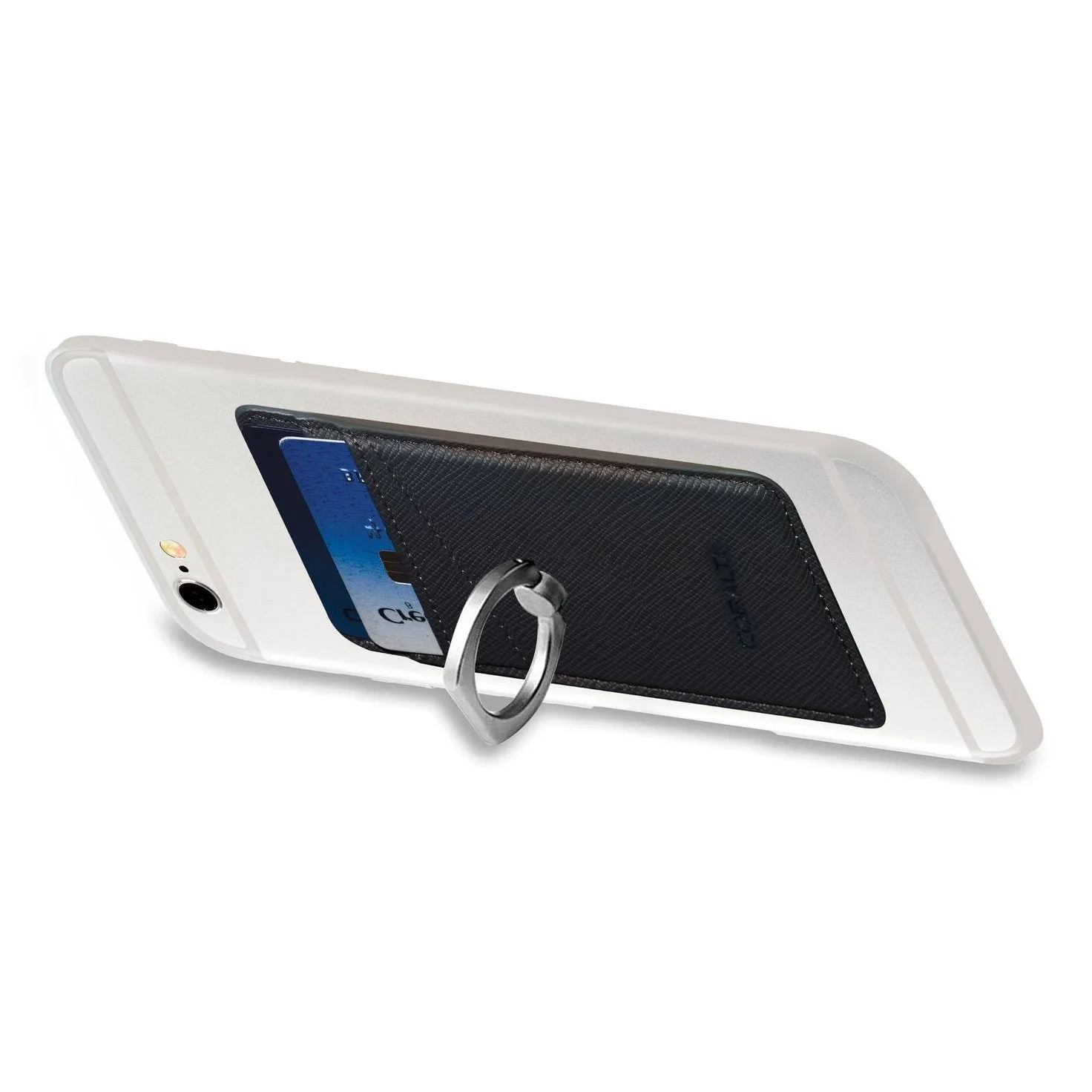 All-in-One Ring Grip Wallet and Magnetic Airvent Mount Combo Pack