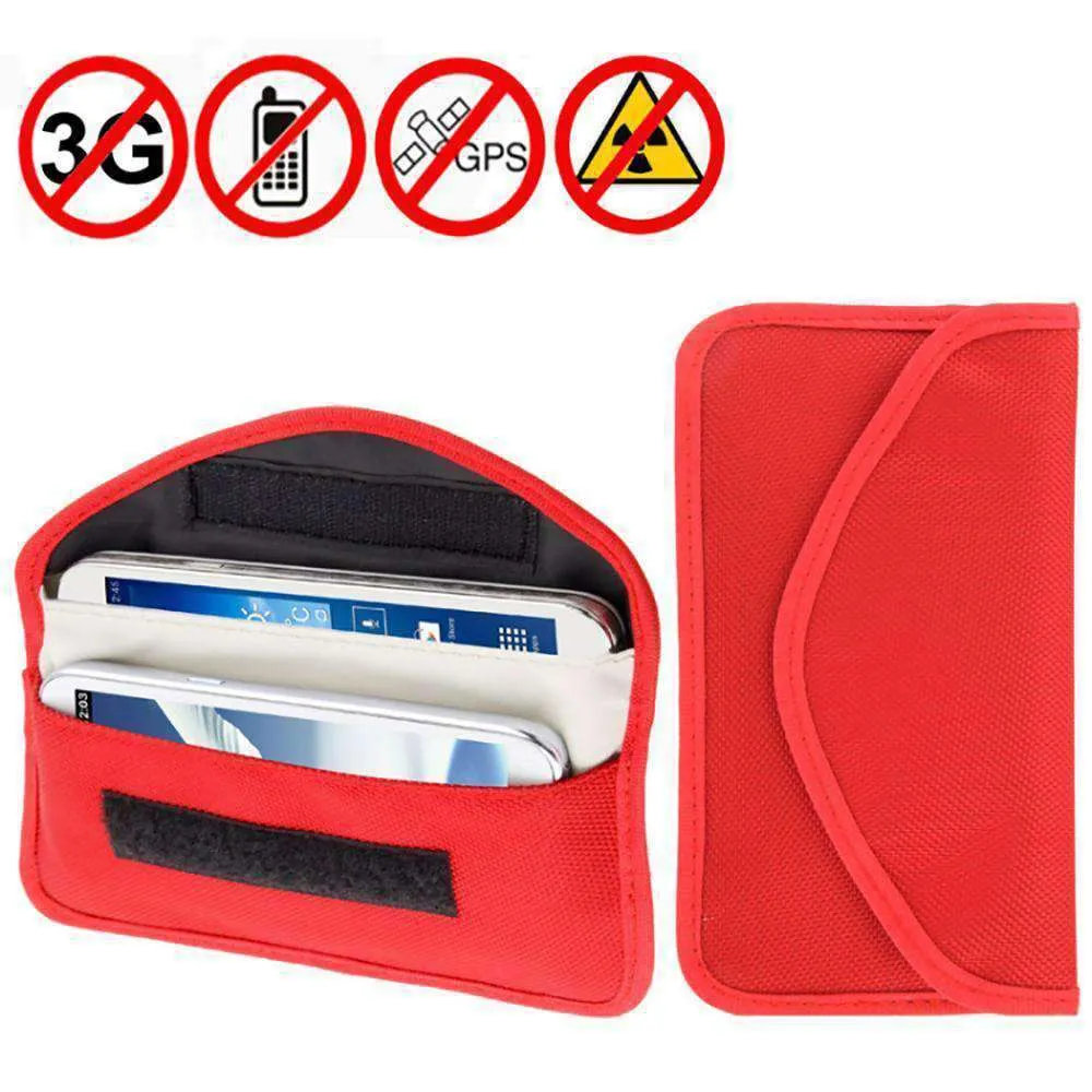Amzer Anti-radiation, Anti-tracking Pouch EMF Protection Anti-spying GPS RFID Signal Blocker upto 6.3 inches