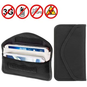 Amzer Anti-radiation, Anti-tracking Pouch EMF Protection Anti-spying GPS RFID Signal Blocker upto 6.3 inches