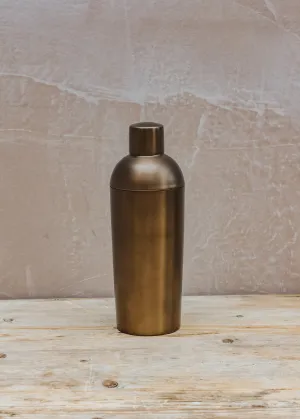 Antique Brass Cocktail Shaker