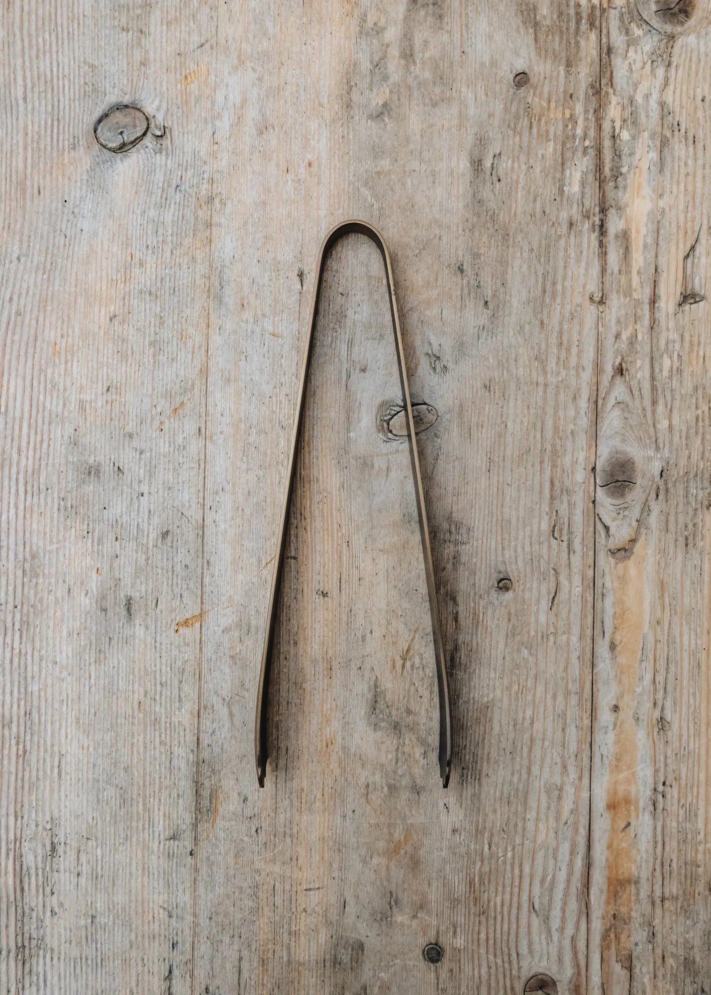 Antique Brass Ice Cube Tongs