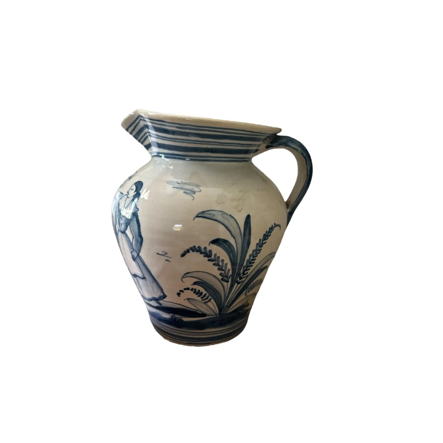 Antique Majolica Pitcher