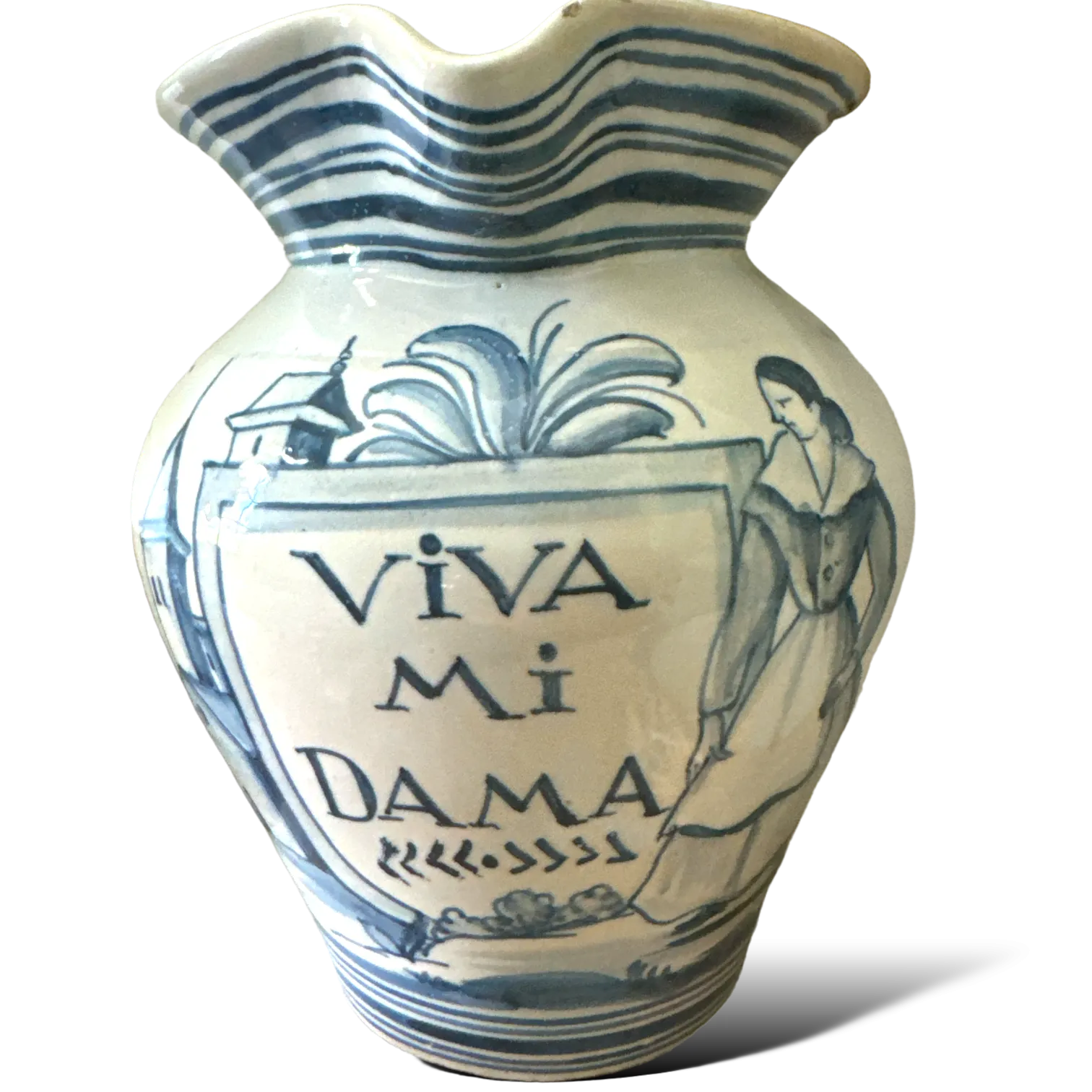 Antique Majolica Pitcher
