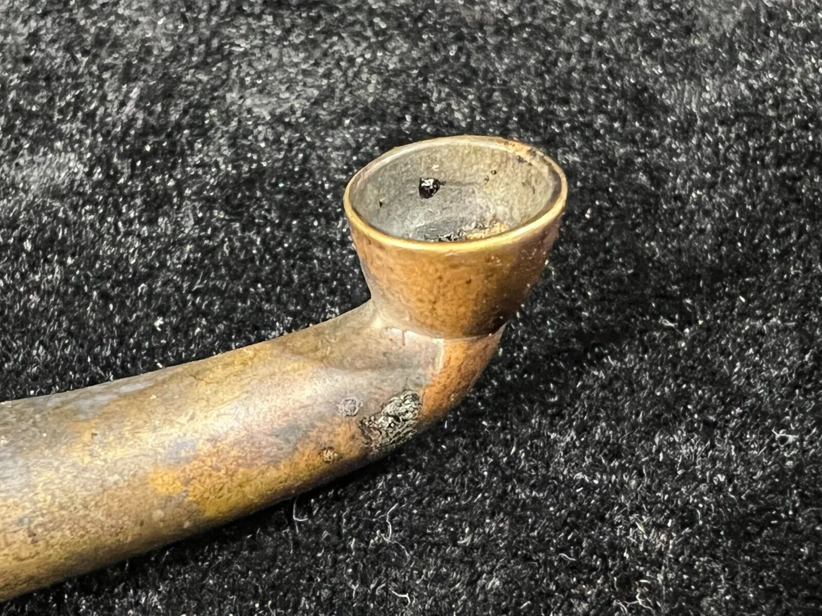 Antique Meiji Era (C1880) Japanese Bronze & Bamboo Signed Kiseru Good Draw 9"
