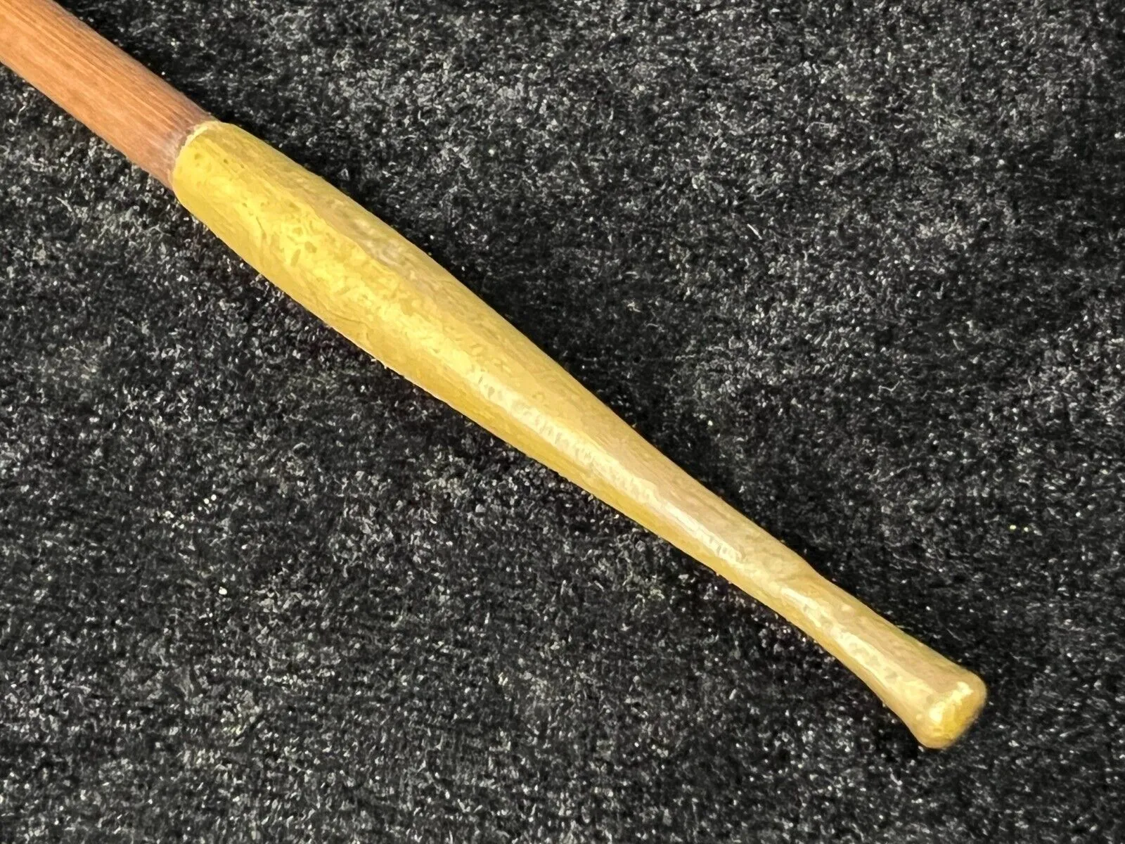 Antique Meiji Era (C1880) Japanese Bronze & Bamboo Signed Kiseru Good Draw 9"