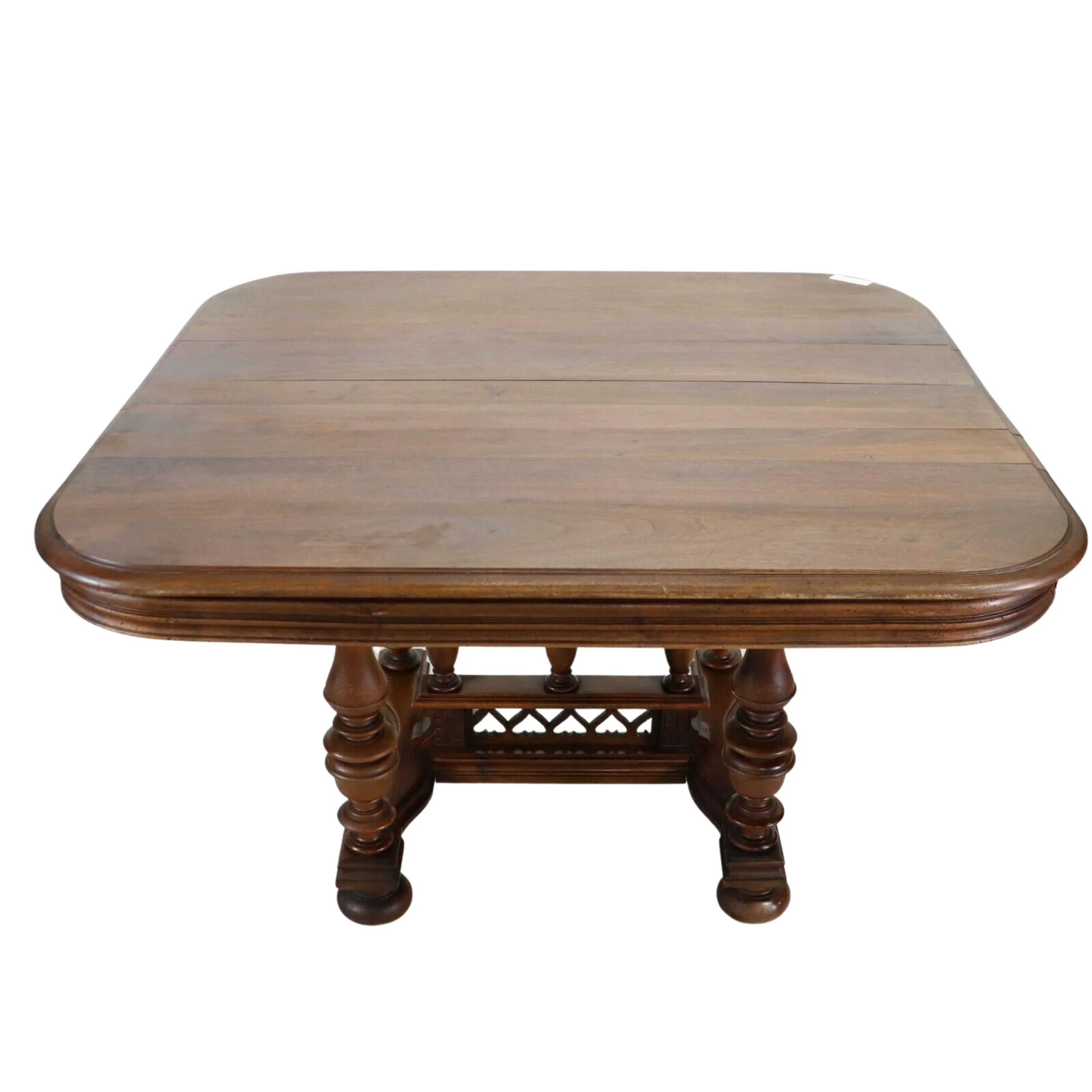 Antique Table, Dining, French, Walnut Henri II Style Table, Handsome Piece!