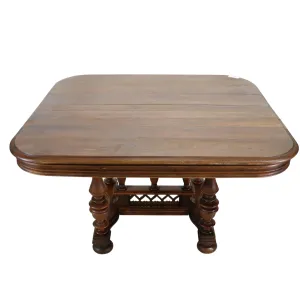 Antique Table, Dining, French, Walnut Henri II Style Table, Handsome Piece!