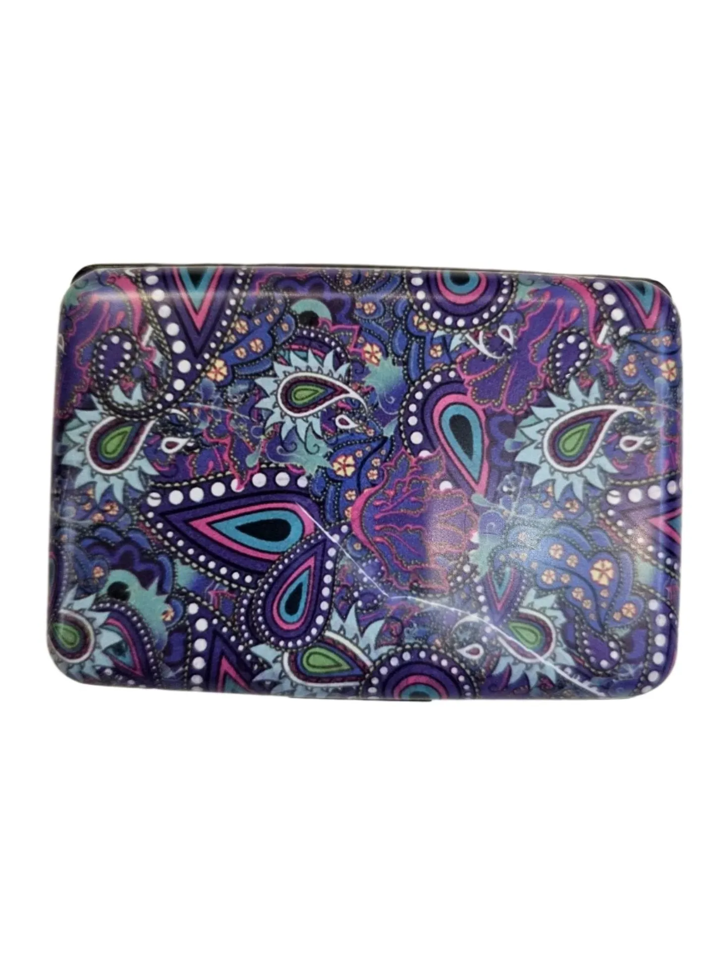 Armored Wallet - Blue Paisley - 71234