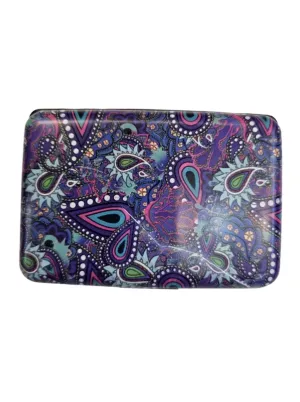 Armored Wallet - Blue Paisley - 71234
