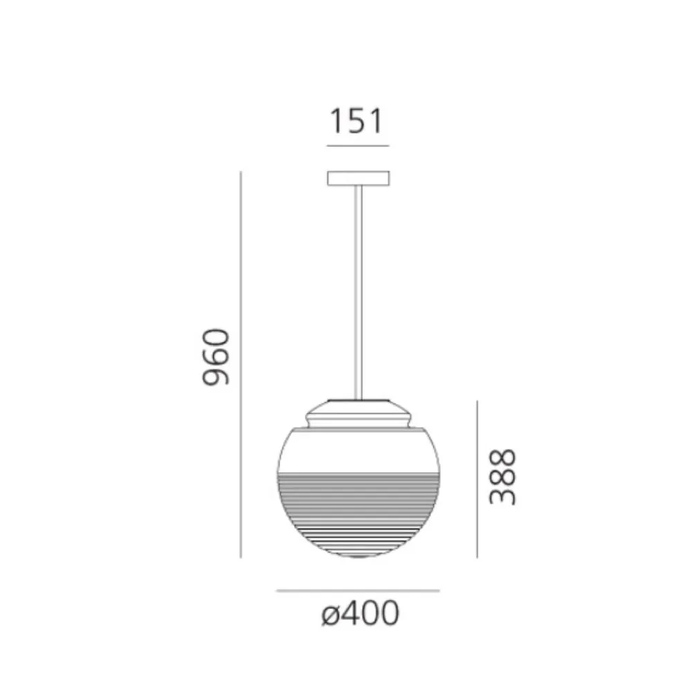 Artemide Vitruvio suspension lamp