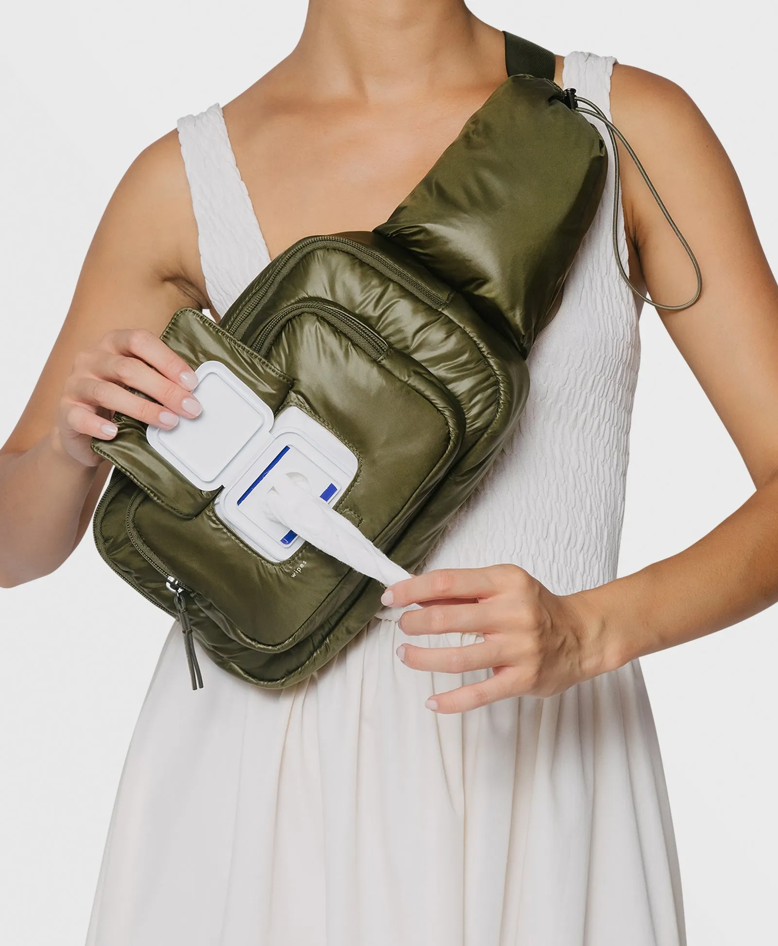 Baby Changing Sling Nylon | Olive