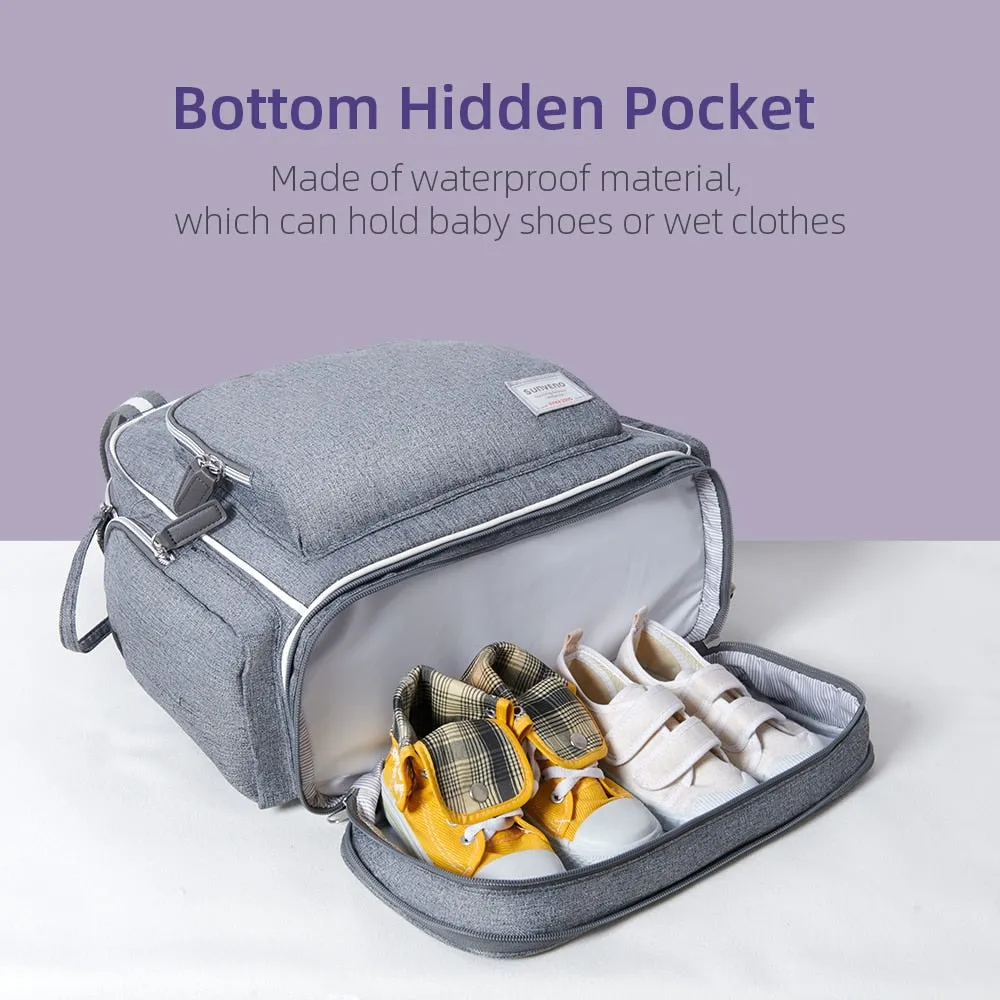 Backpack Diaper Large Capacity Waterproof