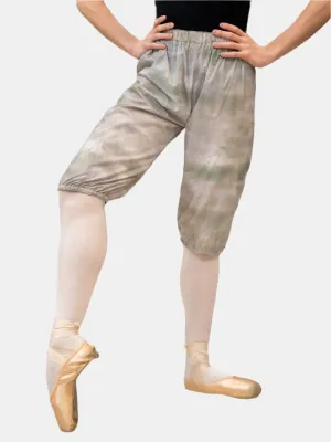 Beige Patterned Dance Trash Bag Pants MP5004