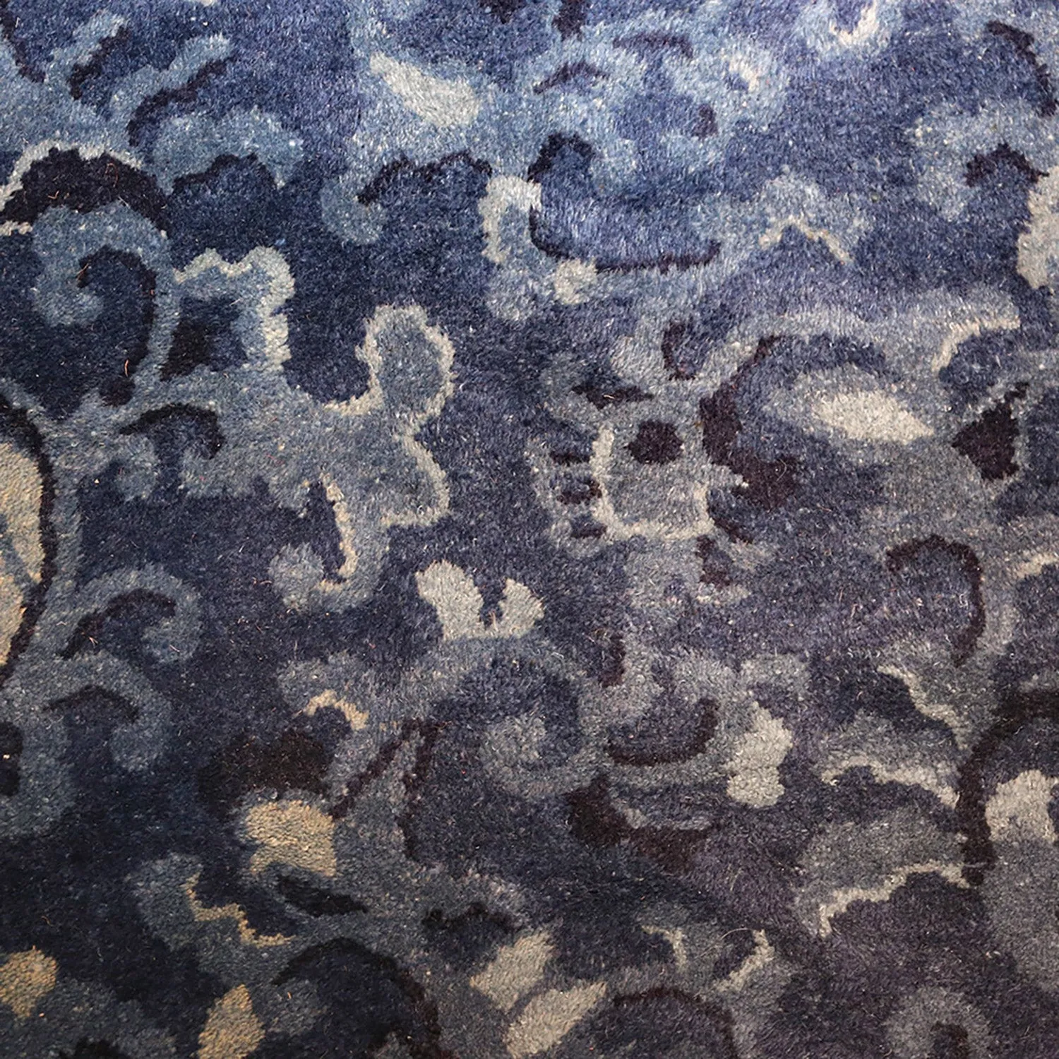 Blue Antique Chinese Rug - 11'1" x 24'6"