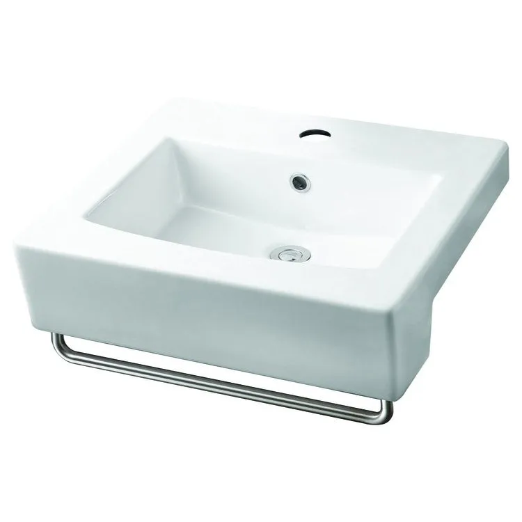Boxe 19-3/4"W Semi-Countertop Sink for Single Hole Faucet