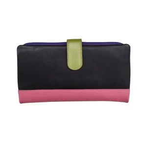 Brights Leather Tab Wallet