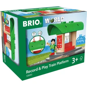 Brio Destination - Record & Play Train Platform