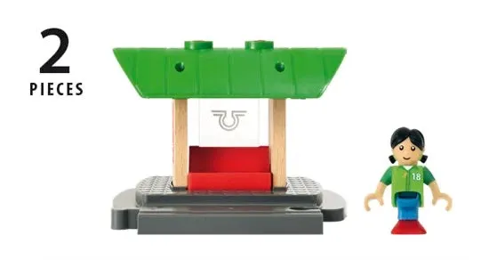 BRIO Record & Play Train Platform With Sound And Light 3yrs 