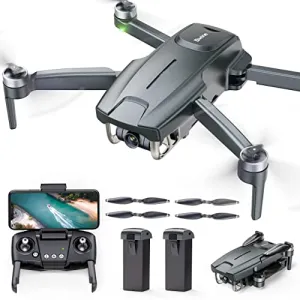 Bwine F7MINI Drones with Camera for Adults 4K 60Mins Flight Time, 5GHz WiFi Transmission, GPS Auto Return, Follow Me, Waypoints, Circle Fly, Beginner Mode, Less Than 250G, Customized Carrying Case, 2 Batteries   2 Sets of Propellers