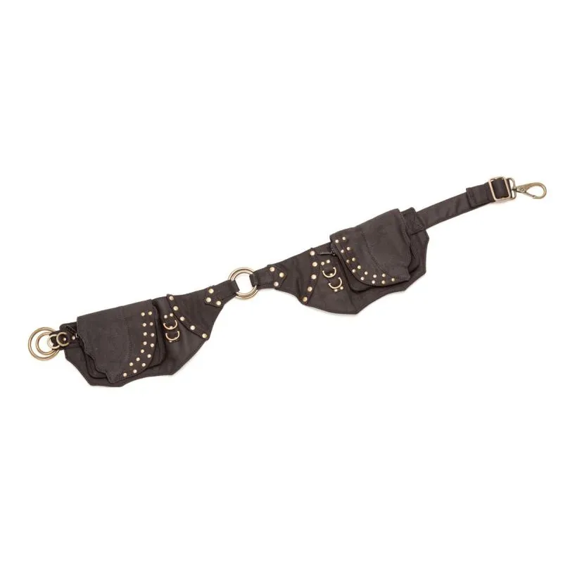 Canvas Rivet Belt - Black