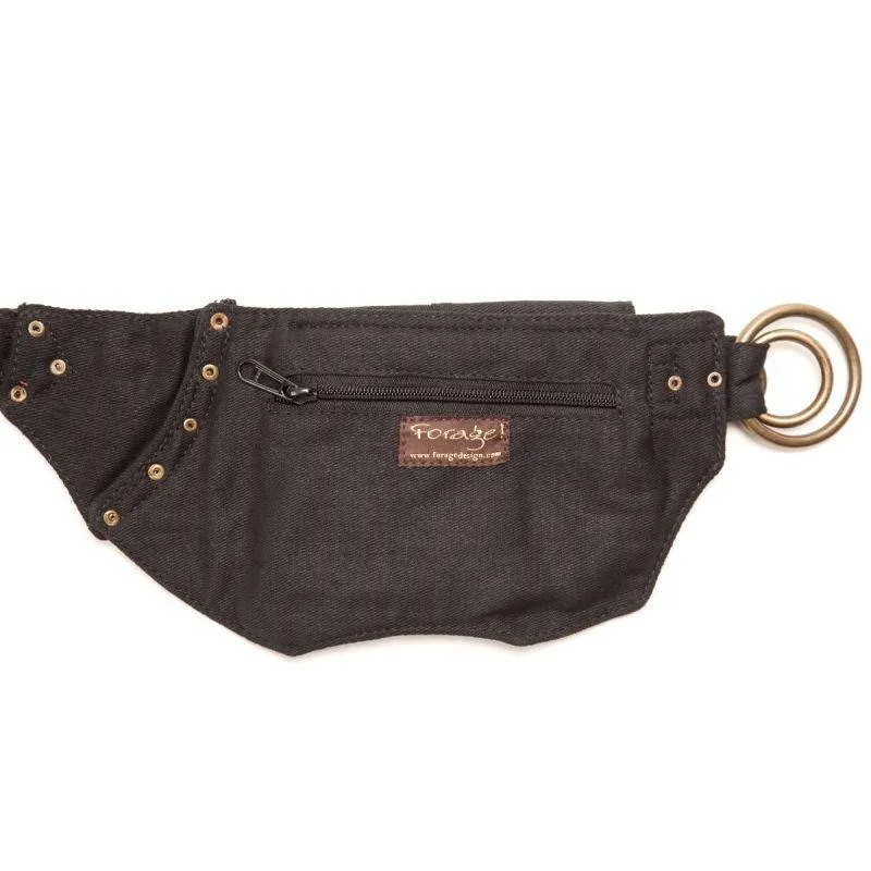 Canvas Rivet Belt - Black