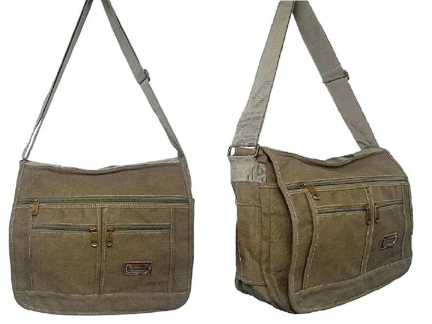 Canvas satchel black 1515