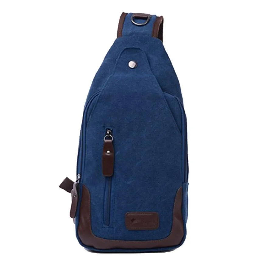 Canvas Shoulder Sling Bag - Assorted Colors