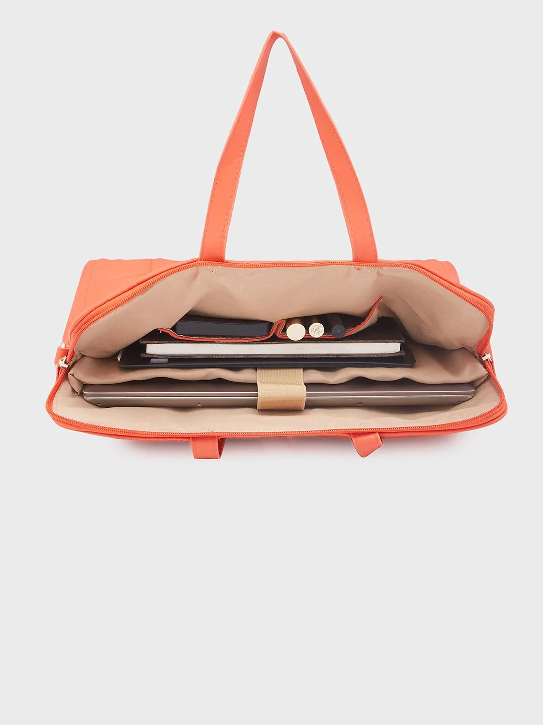 Caprese Julie Laptop Bag Large Orange