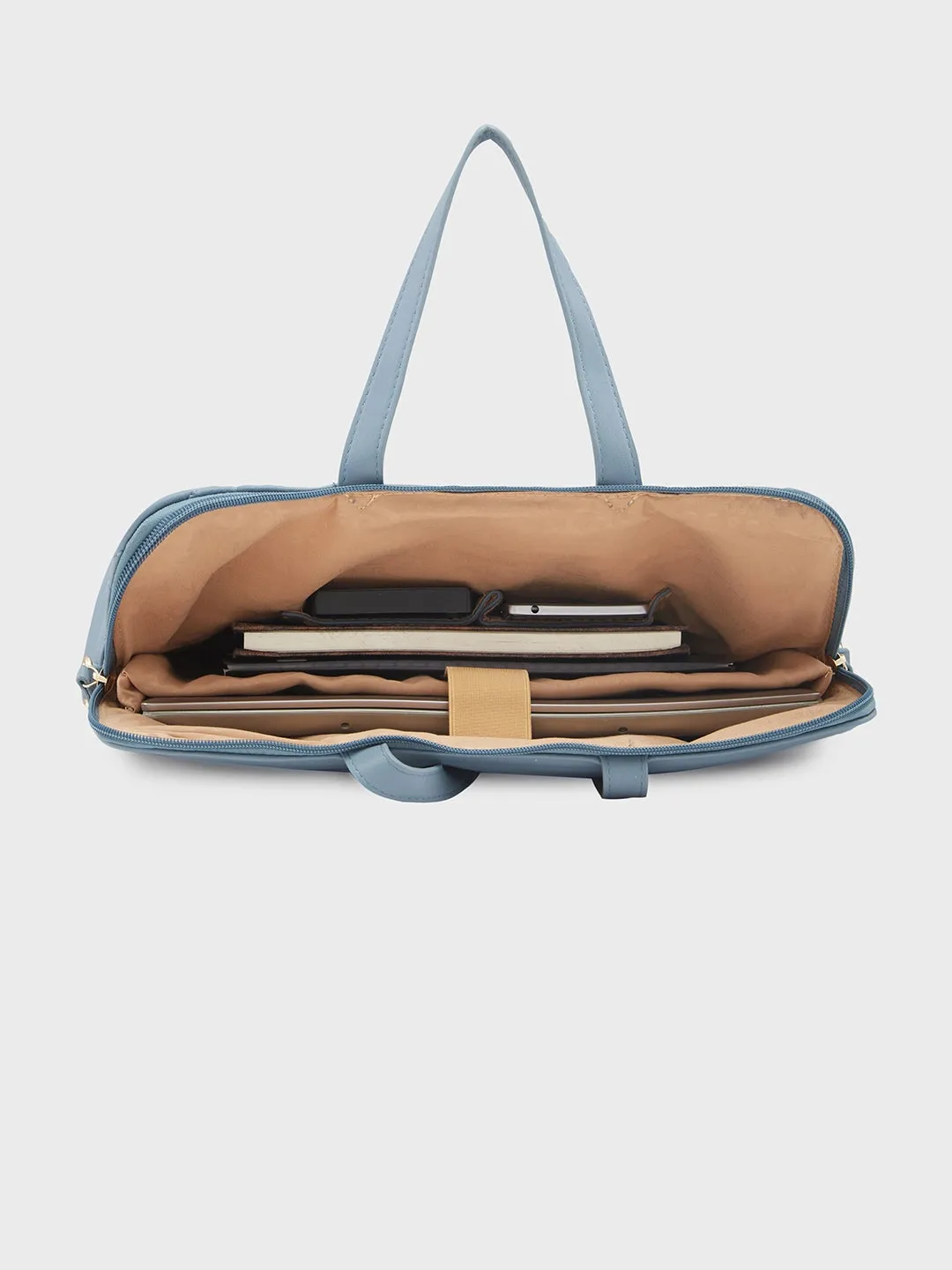 Caprese Julie Laptop Bag Large Powder Blue