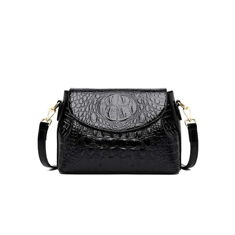Cayman Faux Leather Shoulder Bag